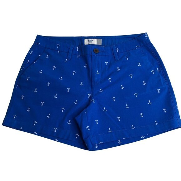 OLD NAVY WOMEN ANCHOR PRINT  SHORTS‎ SZ 4 - Picture 1 of 7